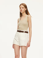 Square Neck Women Knit Tank Top GOELIA