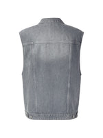 [Preview] Lyocell Cotton Blend Denim Women Vest GOELIA