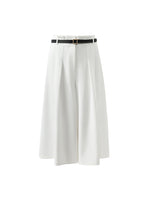 High-Waisted Mid-Calf Women Wide Leg Pants GOELIA