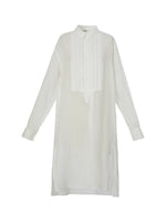 100% Ramie Loose Fit H-Line Unisex Long Shirt GOELIA