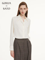 22MM Mulberry Silk Women H-Line Shirt GOELIA
