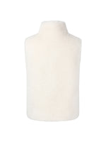 [Preview] 100% Shearling Wool Stand Collar Women Vest GOELIA
