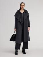 Drawstring Hooded Zip-Up Jacket And Pants Two-Piece Set GOELIA