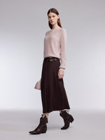 100% Cashmere Sequins Women Sweater GOELIA