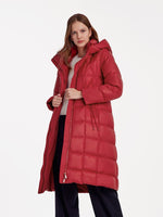 Hooded Pleated Goose Down Garment GOELIA