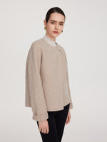 Cashmere Wool Blend Double-Faced Women Jacket GOELIA