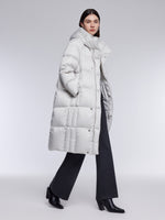 [Preview] Hooded Goose Down Unisex Overcoat GOELIA