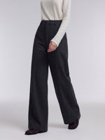[Preview] Stretch Ankle Length Women Curved Leg Knit Pants GOELIA