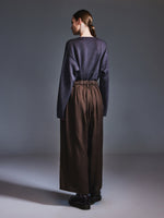 100% Linen Loose Fit Unisex Barrel Leg Pants GOELIA