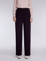 [Preview] Elastic Waist Straight Leg Women Knit Pants GOELIA