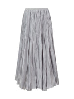 [Preview] Crushed Pleated A-Line Women Skirt GOELIA