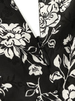 Camellia Print Spaghetti Strap Women Midi Dress GOELIA