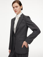 Mock-Layered Slim Fit Women Tailored Blazer GOELIA