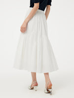 100% Cotton A-Line Elastic Waist Women Skirt GOELIA