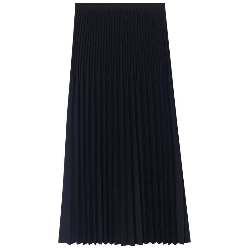 Mid-Length Pleated Half Skirt GOELIA