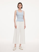 Square Neck Women Knit Tank Top GOELIA