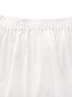 Cotton Blend Elastic Waist Women Skirt GOELIA