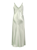 100% Acetate Women Slip Maxi Dress GOELIA
