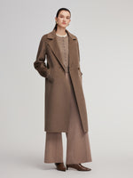 Cashmere Wool Blend H-Line Women Overcoat GOELIA
