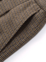 Plaid A-Line Pleated Women Skirt GOELIA
