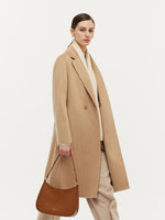 Alpaca Wool Double-Faced Slim-Fit Women Overcoat GOELIA