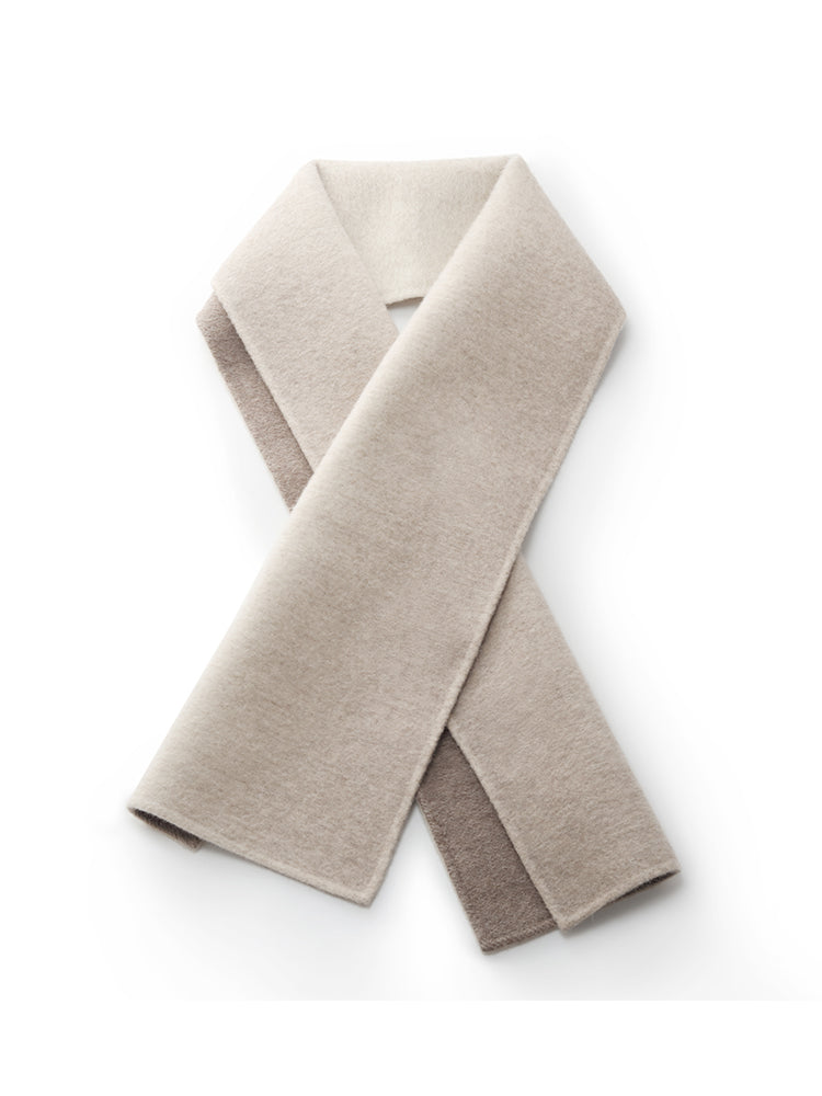 Wool Blend Gradient Reversible Scarf GOELIA