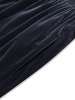 Velvet Straight Wide Leg Women Pants GOELIA