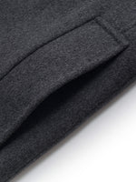 100% Wool Double-Faced Hooded Zip-Up Women Overcoat GOELIA