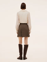Plaid A-Line Pleated Women Skirt GOELIA