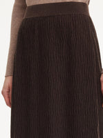 Ribbed Knitted Column Women Skirt GOELIA