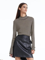 Woolen Zebra Stripe Sweater GOELIA