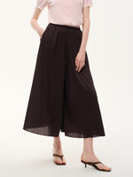 Cotton Blend A-Line Women Culottes GOELIA
