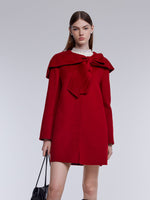 [Preview] Tencel Wool Blend Double-Faced Women Coat GOELIA