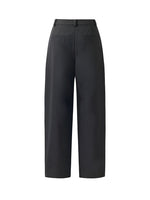 Wool Blend Women Full Length Pants GOELIA