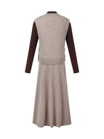 [Preview] 100% Wool Tank & Modal Top & Skirt Three-Piece Set GOELIA