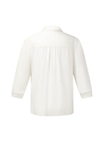 [Preview] 22MM Mulberry Silk Women Blouse With Silk Scarf GOELIA