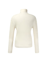 100% Wool Turtleneck Women Knit Top GOELIA