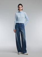 [Preview] Cashmere Wool Blend Women Hooded Sweater GOELIA