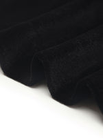 Silk Blend Spaghetti Strap Women Midi Velvet Dress GOELIA