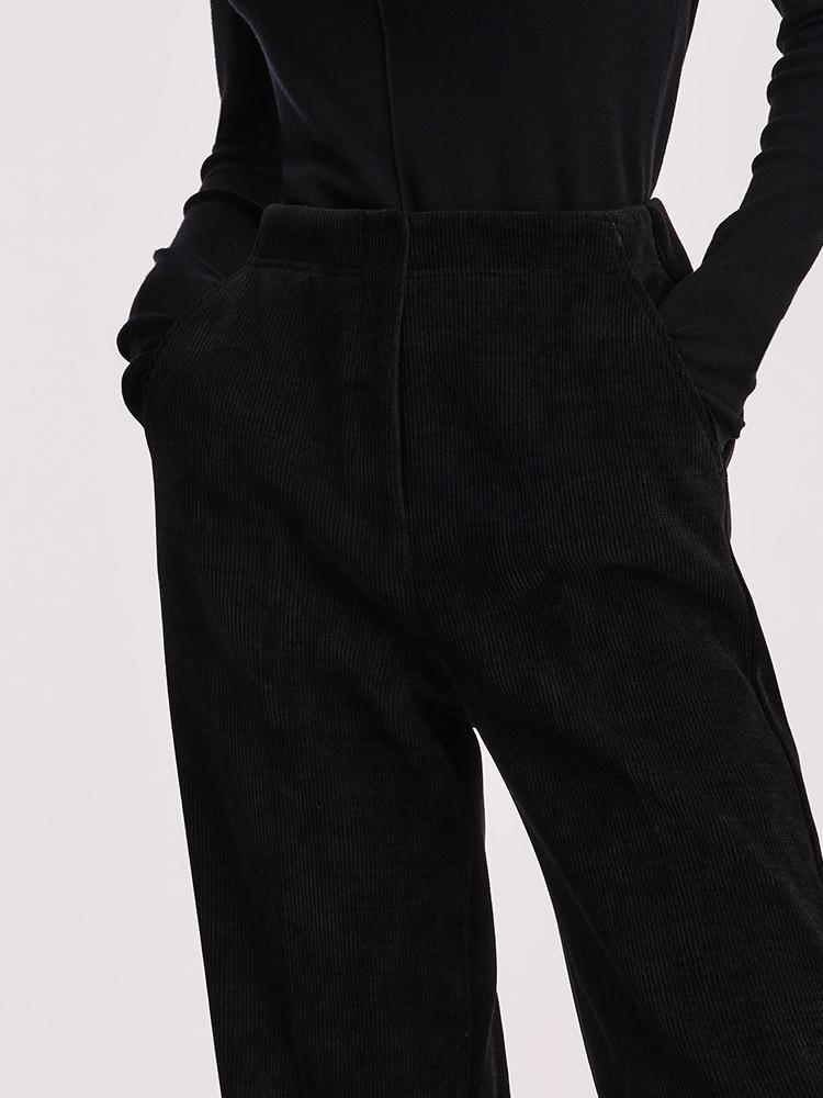 Knit Straight Full Length Pants – GOELIA