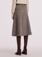 Waisted Washable Woolen Women Skirt GOELIA