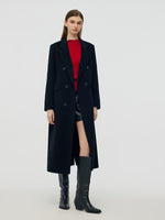 Cashmere Wool Double-Faced Women Overcoat GOELIA