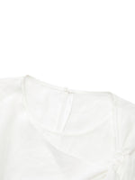 100% Linen Front Knot Tank Top And Pants Two-Piece Set GOELIA