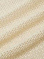 100% Cotton Openwork Tie Front Women Cardigan GOELIA