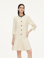 Sequins A-Line Ruffle Hem Women Mini Dress GOELIA