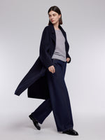 [Preview] 100% Wool Double-Faced Women Wrap Overcoat GOELIA