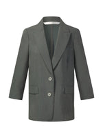 Triacetate Blend H-Line Women Blazer GOELIA