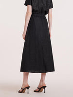 Xiang Yun Silk A-line Waisted Women Skirt GOELIA