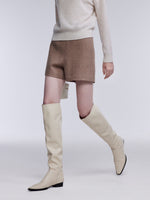 [Preview] Washable Cashmere Wool Blend Women Shorts GOELIA