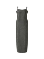 Glitter Women Party Slip Maxi Dress With Detachable Spaghetti Strap GOELIA